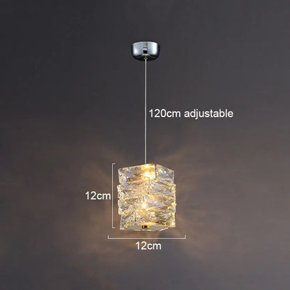 DecorBites™ Gold Chrome Crystal Wall Sconce LED Lamp for Living Room Bedroom TV Background Lighting