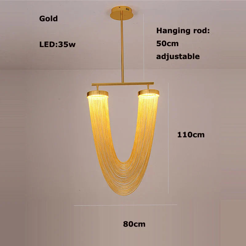 Decorbites™ LED-Aluminium-Deckenleuchter Beleuchtung Hängelampen für Foyer