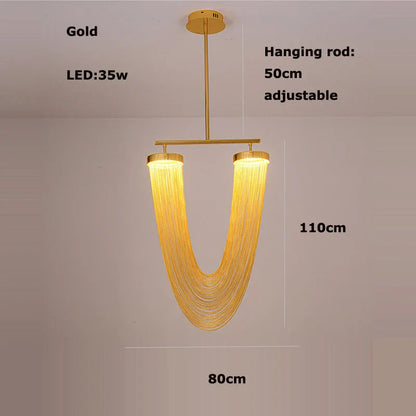 Decorbites™ LED-Aluminium-Deckenleuchter Beleuchtung Hängelampen für Foyer