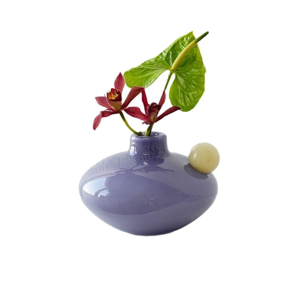 Decorbites™ Geometrische Glasvase Bunte Blasen Hydroponik-Terrarium Heimdekoration-Zubehör