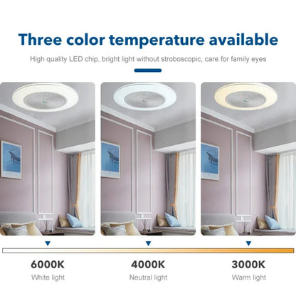 DecorBites™ Invisible Blade LED Ceiling Fan with Light
