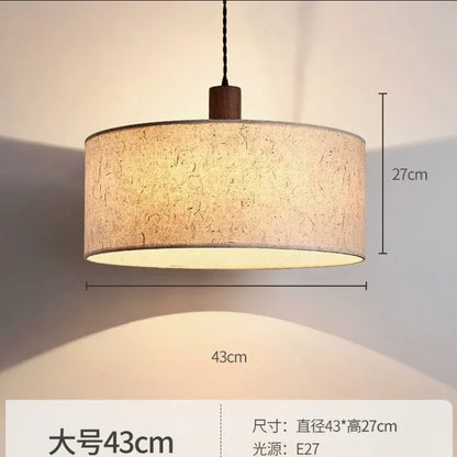 Decorbites™ Sahne Wabi-sabi Kronleuchter Lampe Retro Japanischer Stil Schlafzimmer Dekor Beleuchtung