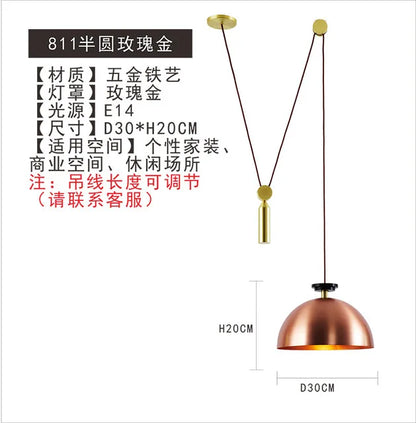 Decorbites™ Glasleuchter: Nordisch-minimalistischer verstellbarer LED-Dekorations-Hängeleuchter