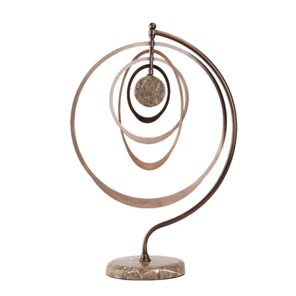 DecorBites™ Geometric Sphere Pendant Metal Figurine Home Decor Accessory