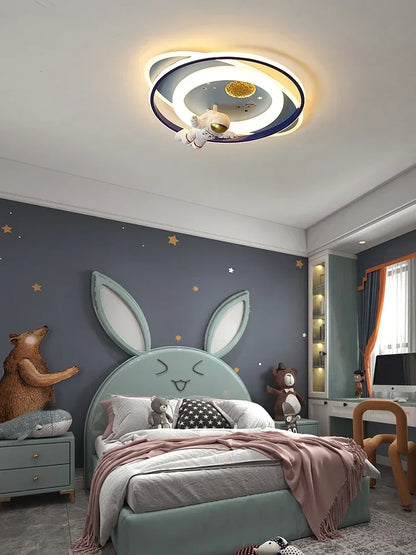 Decorbites™ Astronaut Raumfahrer Rakete Hasen Deckenleuchte Kinderzimmer Leuchte