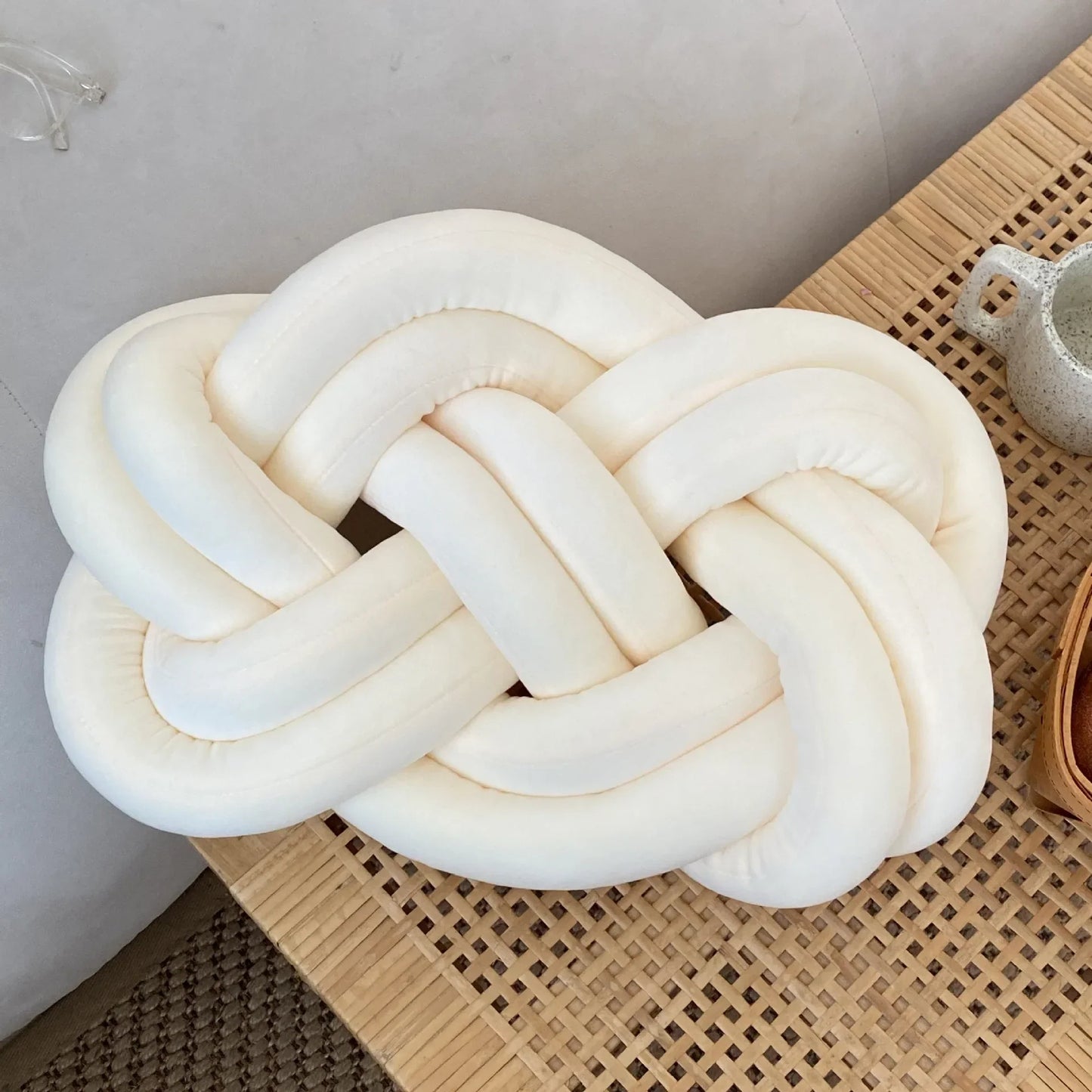 DecorBites™ Knotted Ring Throw Pillow Set