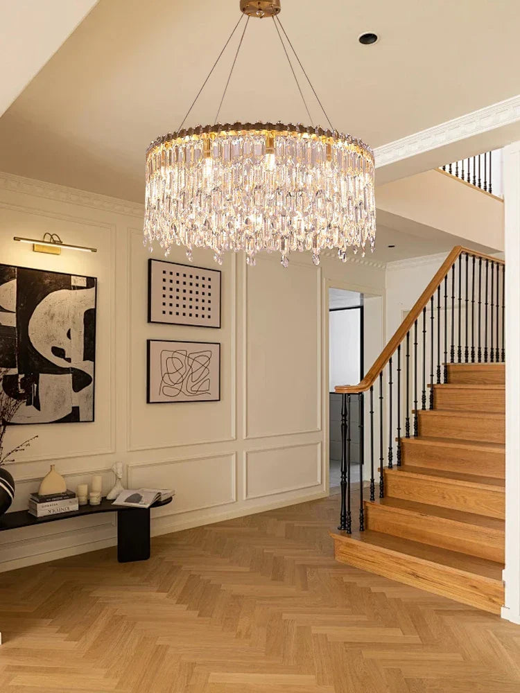 Decorbites™ Kristallanhänger-Lüster für Wohnzimmer Schlafzimmer - Luxus-Hanglampe von Lamparas Lustres