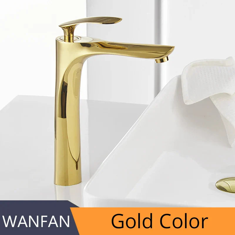 Gold Chrome Brass Faucet