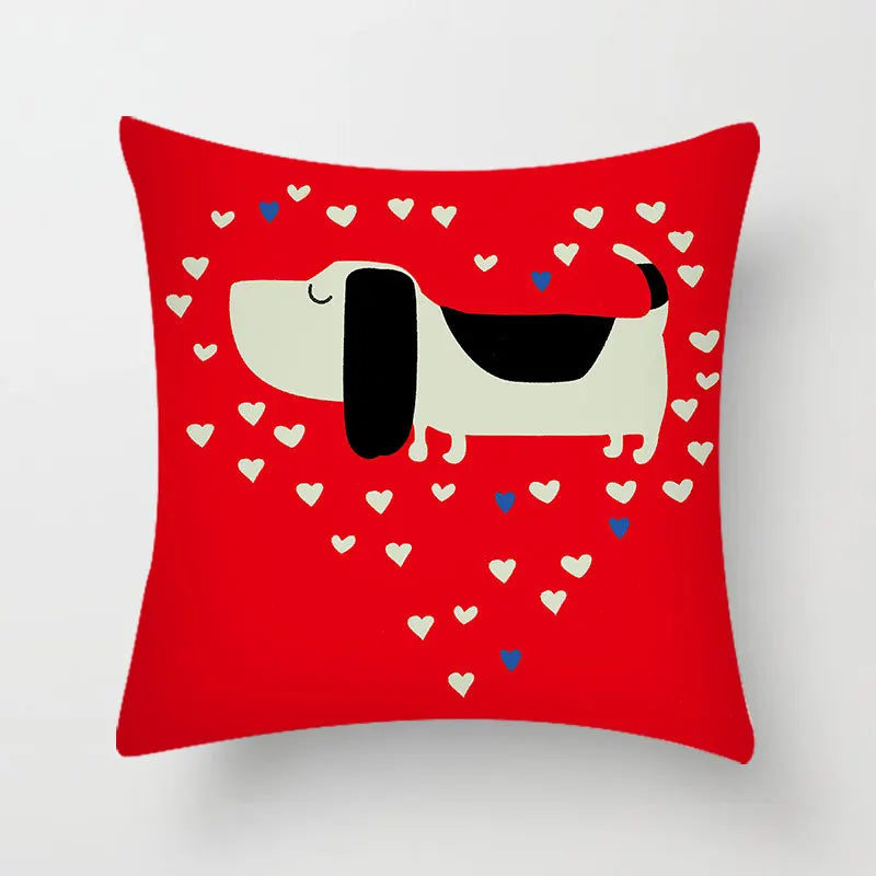 DecorBites™ Hello Cat Pillow Cover - Modern Design for Home Decor - Cute & Cozy