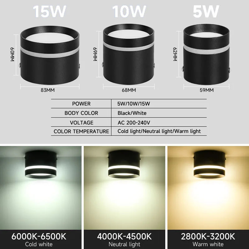 Aluminum LED Downlight Chandelier
