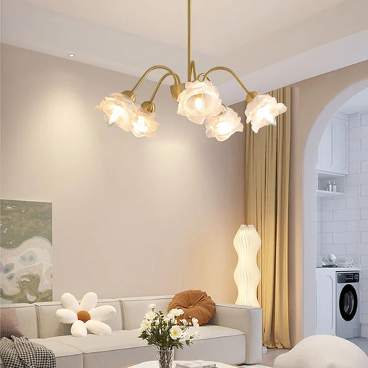 Decorbites™ Elegante Blumen-Lüster - Modern Retro Mittelalterlicher Stil für Wohnzimmer Esszimmer Schlafzimmer