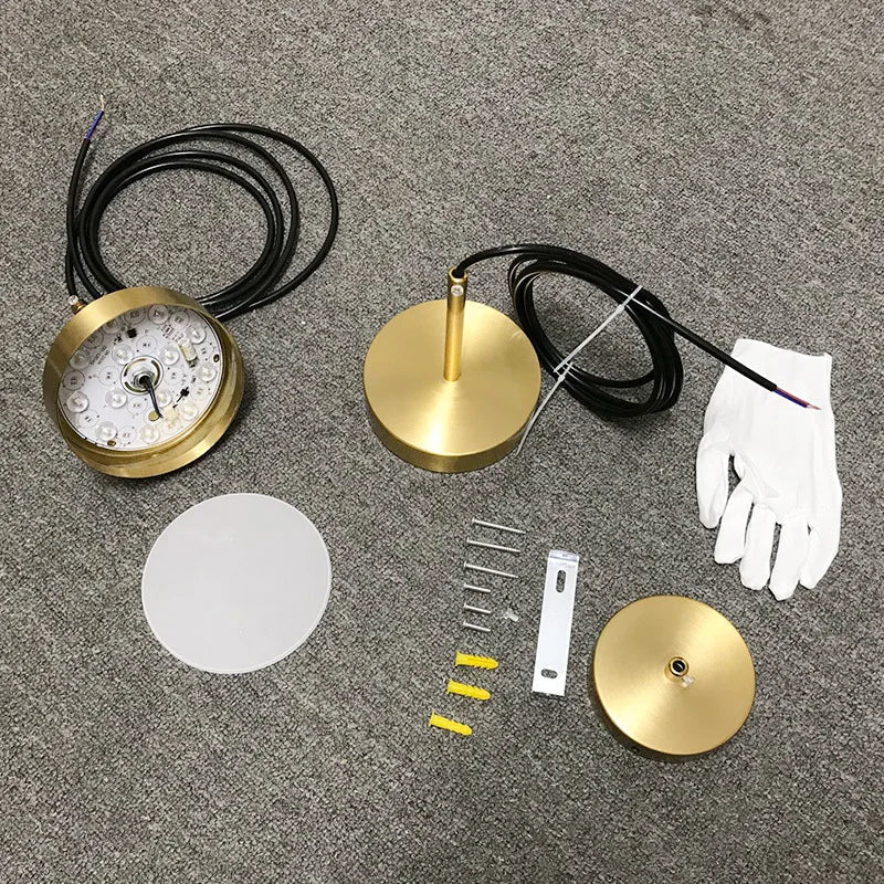 Decorbites™ Messing-LED-Hängeleuchten für modernes nordisches Stil-Schlafzimmer und Esszimmer