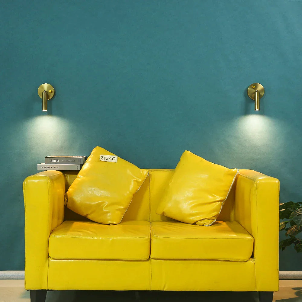 Decorbites™ LED-Wandleuchte: Moderne warme Beleuchtung mit Drehschalter für Wohnzimmer, Schlafzimmer, Hotel