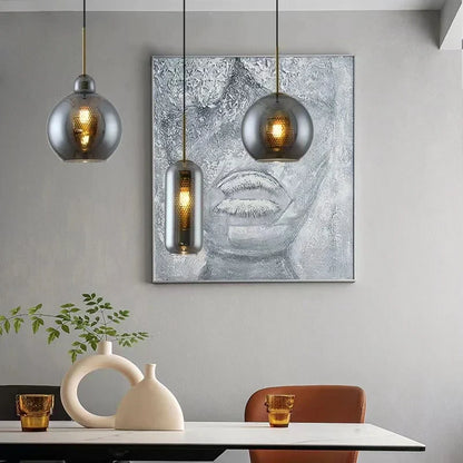 Decorbites™ Glas-Kugelleuchte: Moderne Hängelampe für Küche, Esszimmer, Wohnzimmer