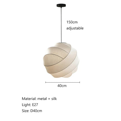 Decorbites™ Japanisches Seidenkugel-Hängeleuchte - Stilvolle Pholc Turner Hängeleuchte für die Raumdekoration