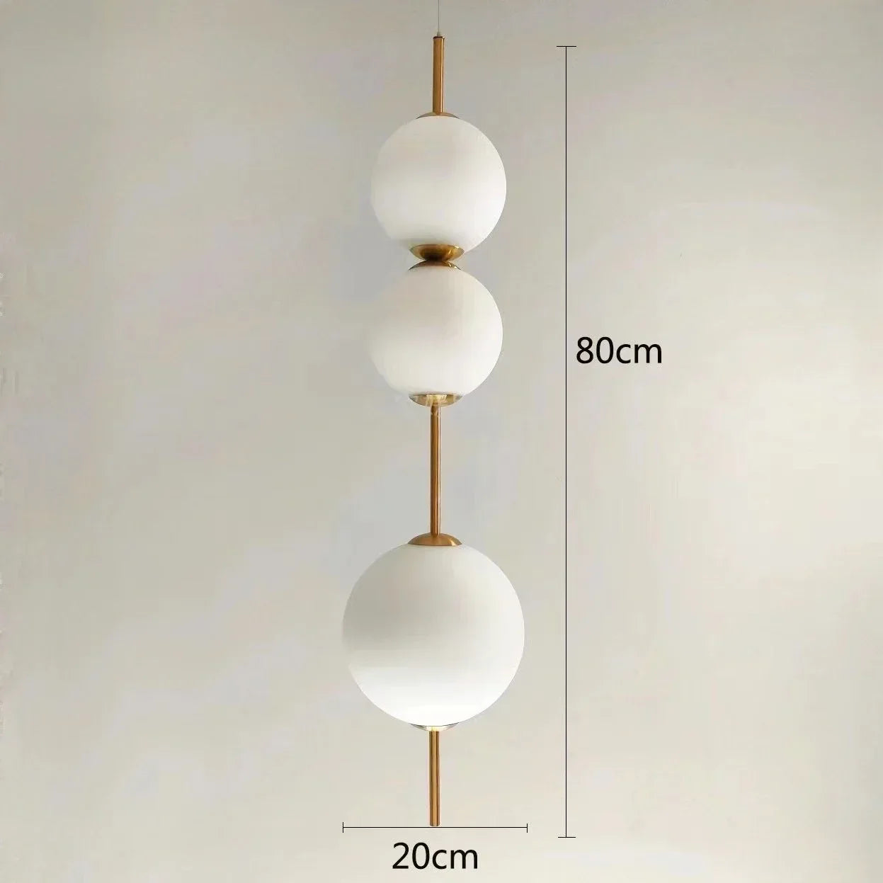 DecorBites™ Glass Ball LED Pendant Light for Modern Restaurant, Cafe, Bedroom & Kitchen