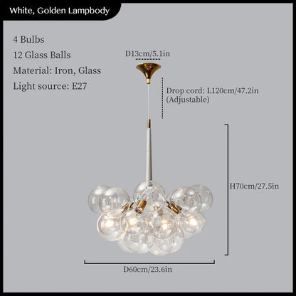 Decorbites™ Glas-Kugeln Deckenpendellampe Minimalistische Wohnzimmer-Leuchter Laden Bar-Dekoration
