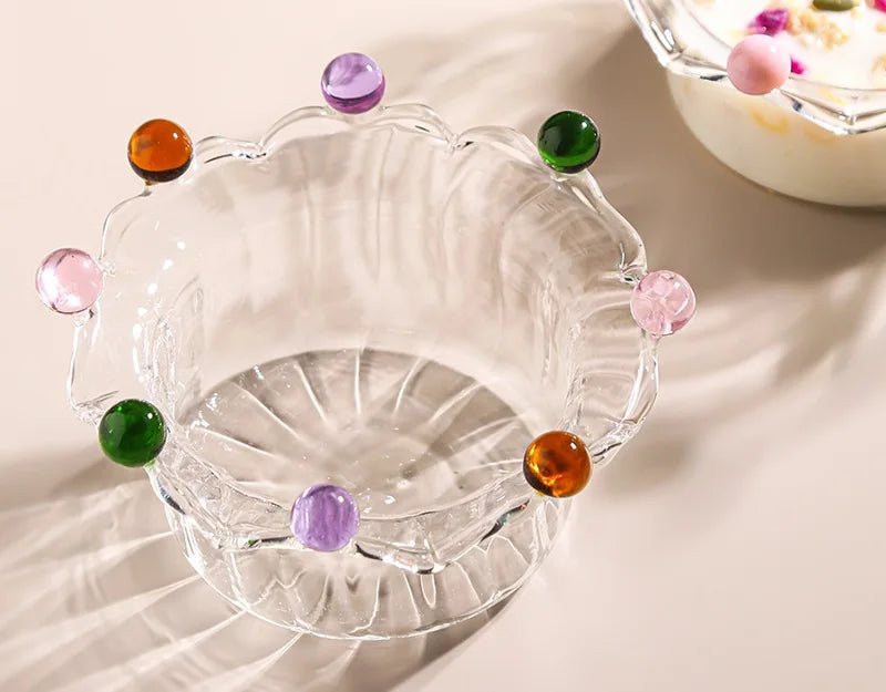 Decorbites™ Klar Glas Obstschale Teller Snackteller Kuchen Dessert Schale Große Kapazität