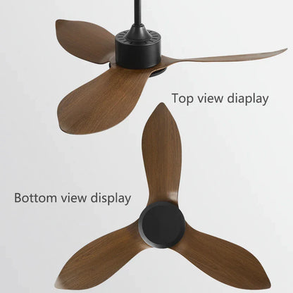 Decorbites™ 48" DC-Fernbedienungs-Deckenventilator mit Kunststoffflügeln für Schlafzimmer Innenbereich Industrie 220V