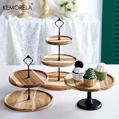 Decorbites™ Zweilagiges/Dreilagiges Trockenfrucht-Tablett – Elegantes Serviergeschirr für Desserts und Snacks