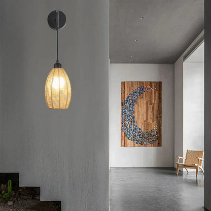 Decorbites™ Industriehanfseil-Wandlampe – Vintage-Stil für Zuhause, Hotel und Restaurant