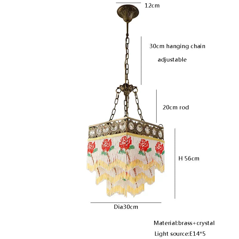 Decorbites™ Französischer Messing-Kristall-Deckenleuchter | Klassische Europäische Hängeleuchten