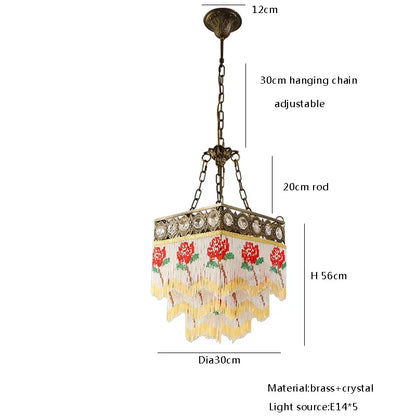 Decorbites™ Französischer Messing-Kristall-Kronleuchter – Klassische europäische Hängeleuchten für Wohnzimmer & Schlafzimmer