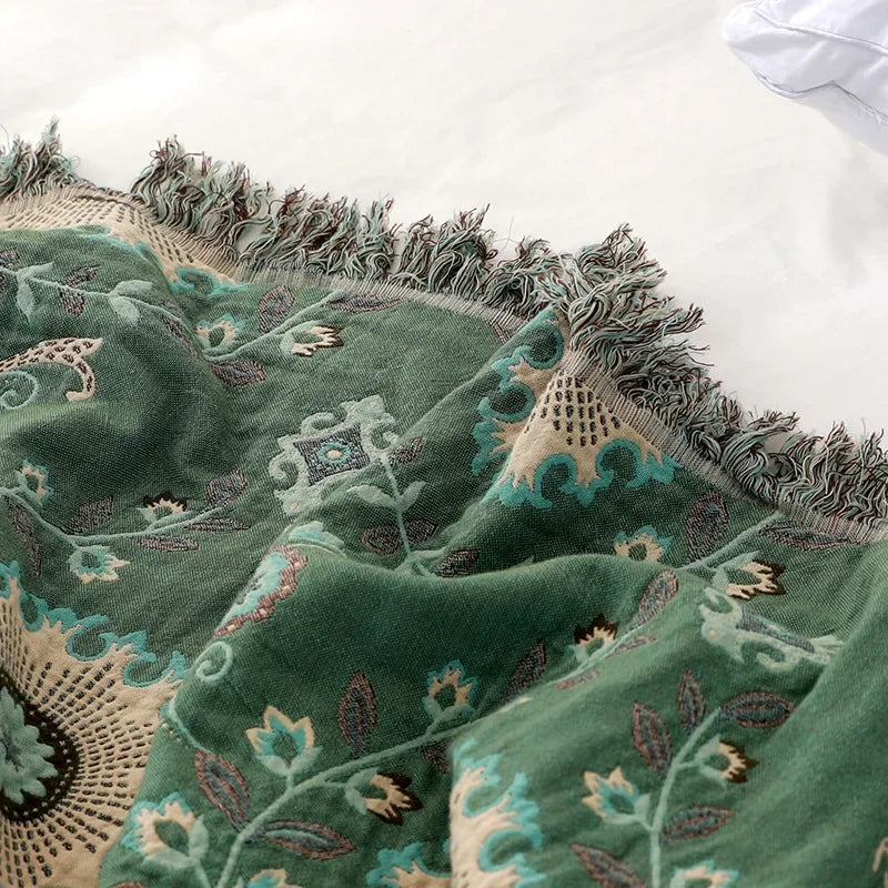 Decorbites™ Japanische Baumwolldecke - Weiche multifunktionale Freizeitdecke & Sofawurf