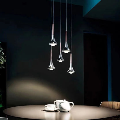 Decorbites™ LED-Studio-Regen-Treppenleuchter: Nordische Innenbeleuchtung, kreatives Design für Barinsel