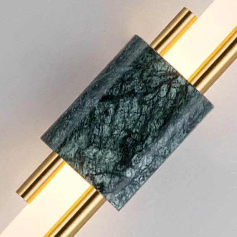 DecorBites™ Green White Marble Wall Lamp - Luxury Golden Decor LED Light