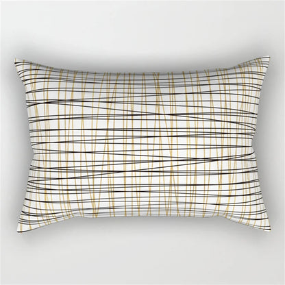 Decorbites™ Geometrisches Wellenlinien-Taljen-Kissenbezug-Set