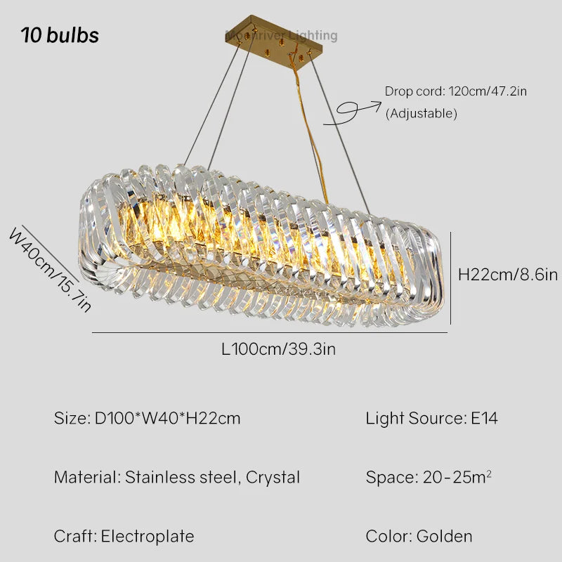Decorbites™ Kristall-LED-Deckenleuchter: Elegante europäische Pendelleuchten für die Wohnraumgestaltung