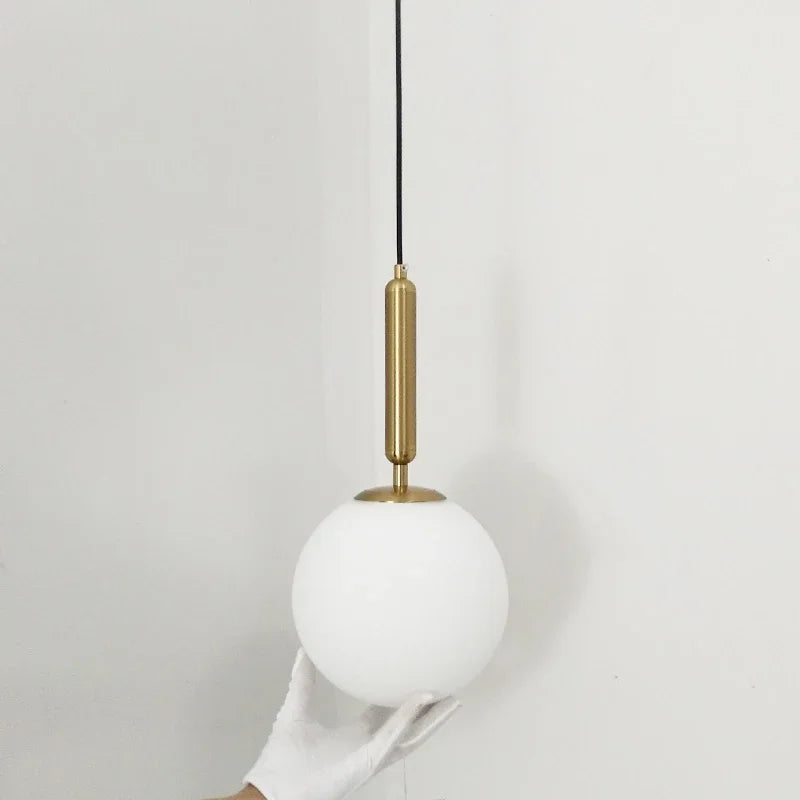 Decorbites™ Gold-Glas-Kugelleuchter für luxuriöse Dekoration im Esszimmer & Schlafzimmer