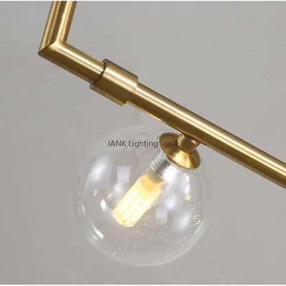 Decorbites™ Doppeltes Glas-Schirm-Hängeleuchte: Nordisches minimalistisches Design, LED-Lampe für Wohnzimmer, Restaurant