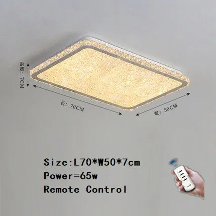 Decorbites™ Kristallrunde Deckenleuchte: Nordisches Lichtluxus LED-Beleuchtung für Zuhause im Schlafzimmer und Wohnzimmer