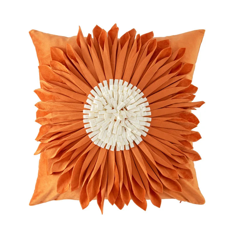 Decorbites™ Handgefertigtes Blumen-Kissenbezug - Elegante Heimdekoration Kissen