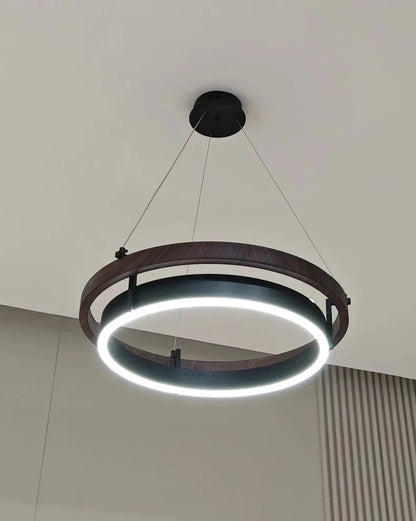 Decorbites™ Doppelt kreisförmige LED-Kronleuchter für Esszimmer, Schlafzimmer, Wohnzimmer – Moderner nordischer Stil