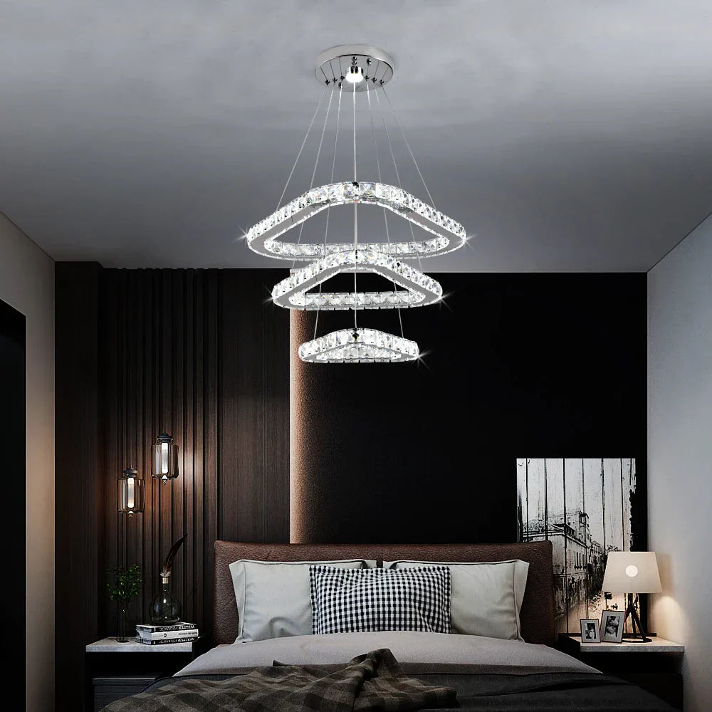 Decorbites™ Kristall-LED-Hängeleuchter, moderner nordischer Deckenleuchter für Wohn- und Esszimmer