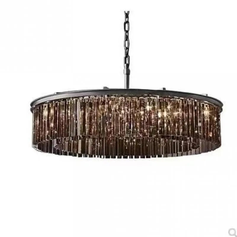 Crystal Gold Black Pendant D100cm 16-Light