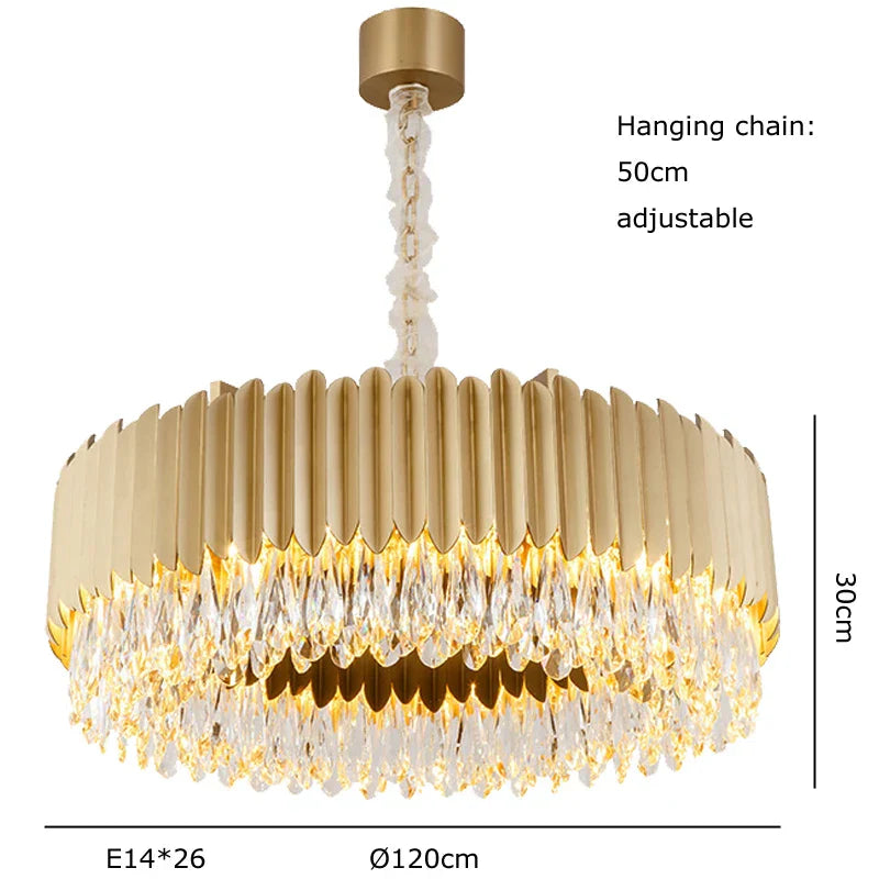 Decorbites™ Crystal 2024 Deckenleuchten: Moderne dimmbare LED-Runde Lampen in Schwarz