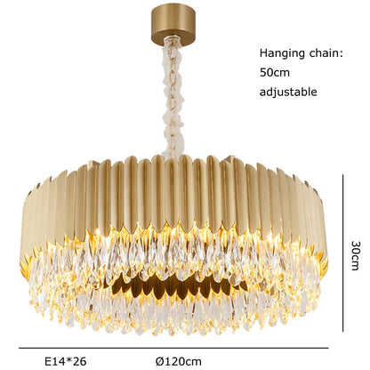 Decorbites™ Crystal 2024 Deckenleuchten: Moderne dimmbare LED-Runde Lampen in Schwarz
