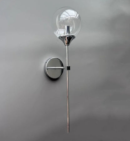 DecorBites™ Golden Round Glass Wall Sconce: Modern Nordic Lighting Fixture for Home Decor