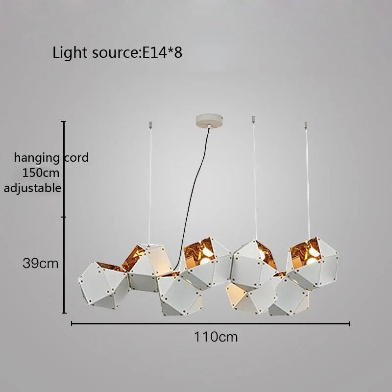 Decorbites™ Würfel-LED-Hängeleuchte: Art-Deco-Hängelampe für All-Match-Stil