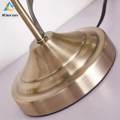 Decorbites™ Glasblumen-LED-Schreibtischlampe, dimmbare moderne Tischlampe für Schlafzimmer, Wohnzimmer
