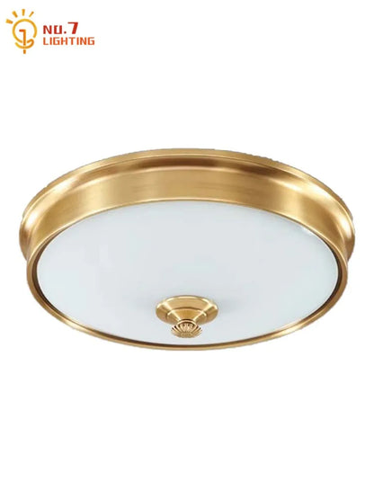 Decorbites™ Gold-Luster Kupferdeckenleuchte LED E14 Minimalistisches modernes Lichtarmatur