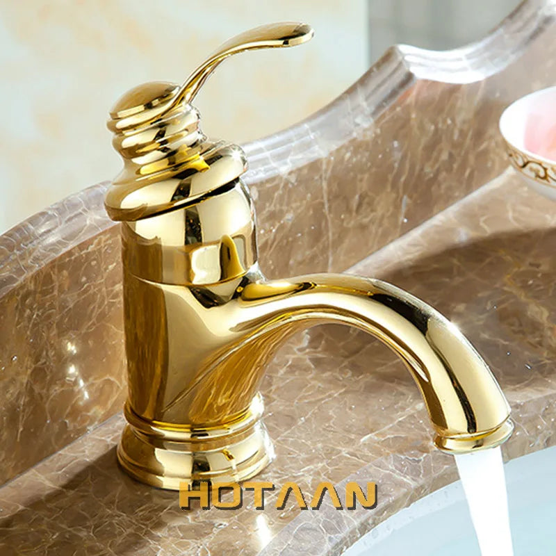 Hot selling . 6" Antique Brass Basin Faucets Crane Sink Basin Water Mixer Tap torneira YT-5065