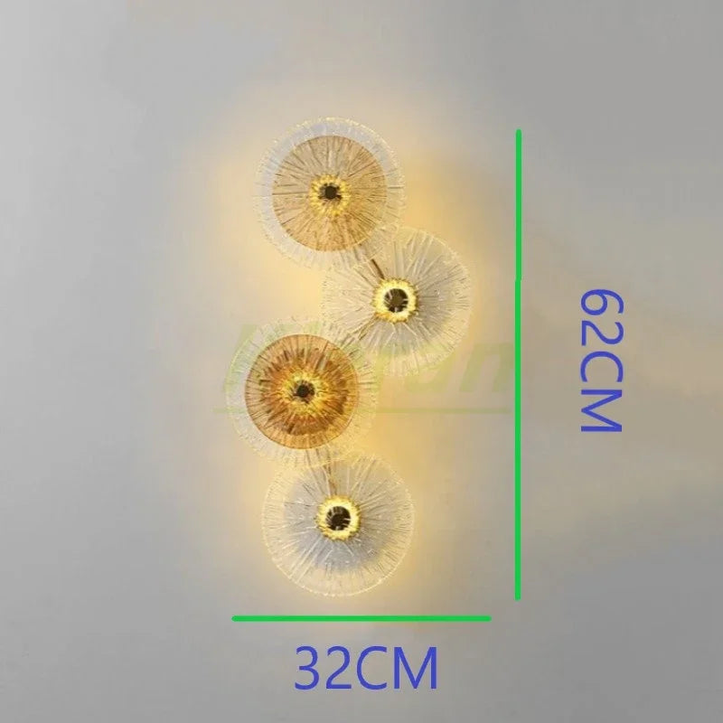 DecorBites™ Crystal LED Wall Lamps for Living Room Bedroom Decor