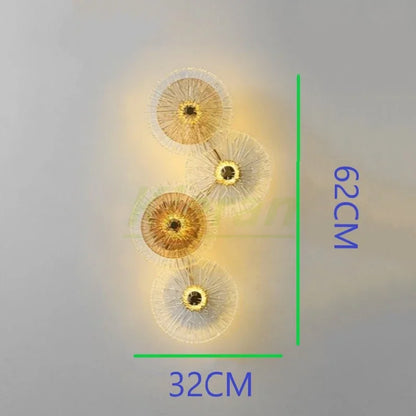 DecorBites™ Crystal LED Wall Lamps for Living Room Bedroom Decor