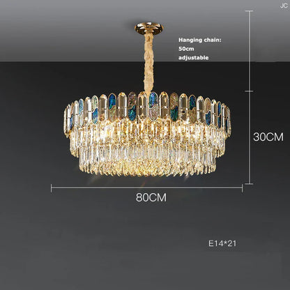 Decorbites™ dimmbare LED-Muschel-Kristall-Leuchter für das Wohnzimmer