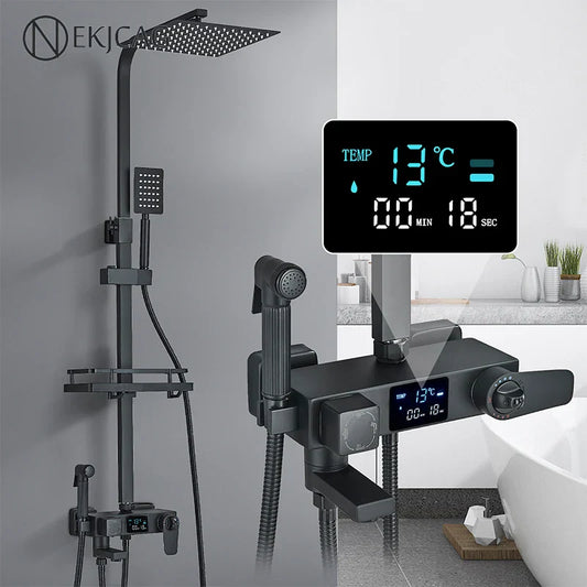 Decorbites™ Digitales Thermostatisches Duscharmatur-Set mit Bidet-Dusche
